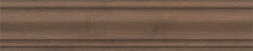 Керамический гранит KERAMA MARAZZI Плинтус Тровазо коричневый матовый 39,8x8x1,55