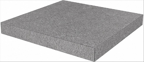 Керамический гранит KERAMA MARAZZI Ступень угловая клееная Роверелла пепельный  33x33x0,9