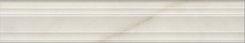 Керамическая плитка KERAMA MARAZZI Бордюр Багет Греппи белый глянцевый 40x7,3x2,8