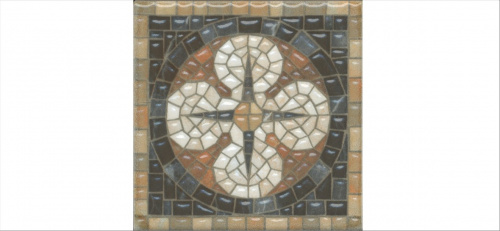 Керамический гранит KERAMA MARAZZI Вставка Стемма  9,8x9,8x0,7