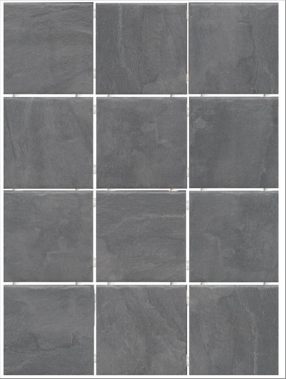 Керамическая плитка KERAMA MARAZZI Дегре серый темный матовый 29,8х39,8x0,7 из 12 частей 9,8x9,8