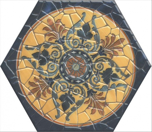 Керамический гранит KERAMA MARAZZI Декор Парк Гуэля лаппатированный 29x33,4x0,8