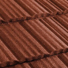 Композитная черепица Метротайл (Metrotile) серия MetroShake II, цвет терракот, 1330х410 мм
