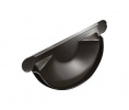 Заглушка желоба Grand Line Granite 125 мм, темно-коричневый RR 32