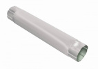 Труба круглая соединительная Optima Grand Line, 1.0 м, покрытие PE, RAL 9003 белый