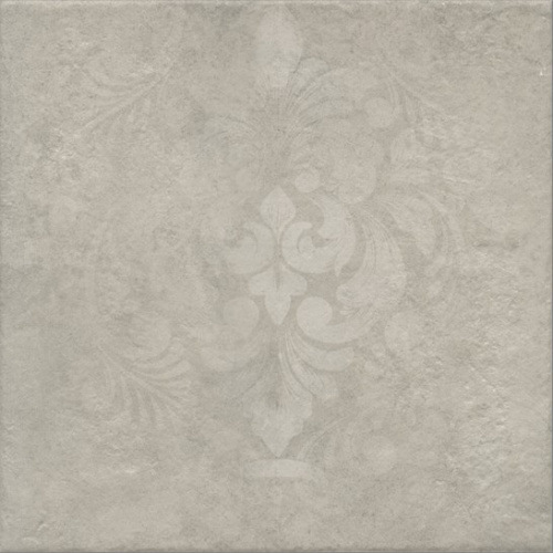 Керамический гранит KERAMA MARAZZI Хадду серый светлый матовый декорированный 40,2x40,2x0,8