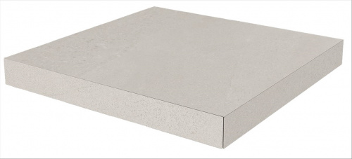 Керамический гранит KERAMA MARAZZI Ступень угловая клееная Про Матрикс белый  33x33x0,9