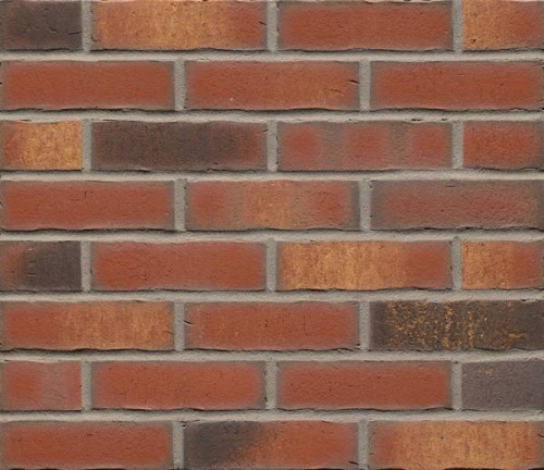 Клинкерная фасадная плитка Feldhaus Klinker R744 Vascu carmesi legoro NF14, 240*14*71 мм