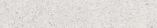 Керамический гранит KERAMA MARAZZI Подступенок Терраццо серый светлый  60x10,7x1,1