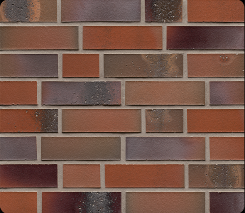 Клинкерная фасадная плитка Feldhaus Klinker R580 Salina Carmesi Colori