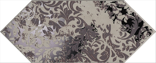 Керамическая плитка KERAMA MARAZZI Декор Каламита 3 серый 14x34x0,69