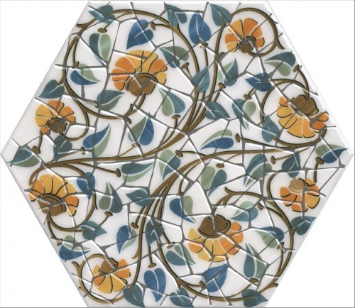 Керамический гранит KERAMA MARAZZI Декор Парк Гуэля лаппатированный 29x33,4x0,8