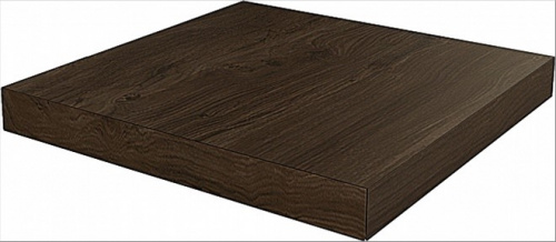 Керамический гранит KERAMA MARAZZI Ступень угловая клееная левая Сальветти венге  33x33x0,9