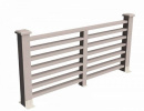Секция ограждения Марсело GRINDERDECO, 2120х1075 мм, выбеленный дуб