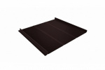 Кликфальц Line Гранд Лайн / Grand Line, GreenCoat Pural Matt 0.5, цвет RR 887 шоколадно-коричневый (RAL 8017)