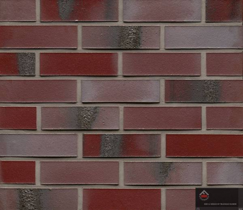 Клинкерная фасадная плитка Feldhaus Klinker R563 Carbona ardor rutila