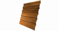 Профнастил С20А Гранд Лайн / Grand Line 0.45 Print elite dp Zn 200/140, цвет Golden Wood (Золотой ду