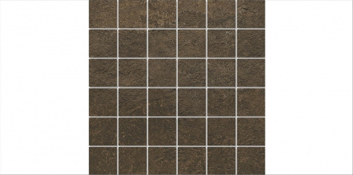 Керамический гранит KERAMA MARAZZI Декор Про Стоун коричневый мозаичный  30x30x0,9