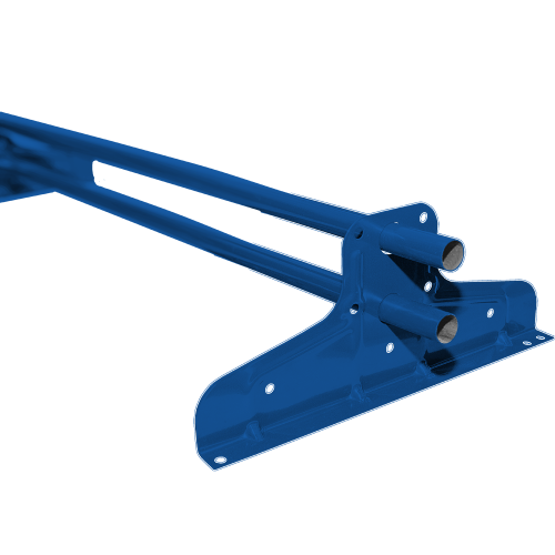 Снегозадержатель Grand Line (Гранд Лайн) Стандарт Т4 d 25 RAL 5005 (3м) универсальный для металлочерепицы и мягкой кровли