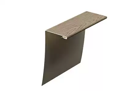 Универсальный околооконный профиль Docke LUX, 89 / 254 мм, 3000 мм, сибирский