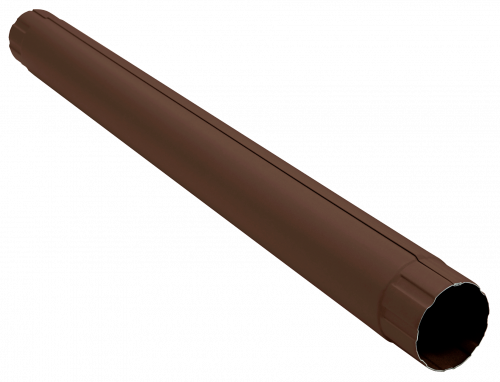 Труба круглая соединительная Grand Line 90 мм 1 м Matte PU RAL 8017