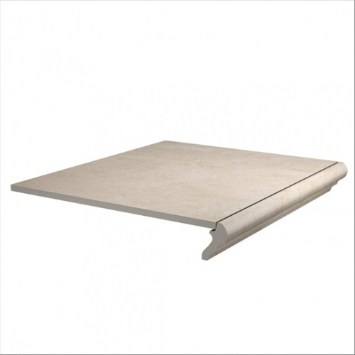Керамический гранит KERAMA MARAZZI Ступень фронтальная Фаральони бежевый  40,2x34x0,8