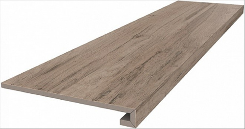 Керамический гранит KERAMA MARAZZI Ступень клееная Про Вуд бежевый темный 33x119,5x0,9
