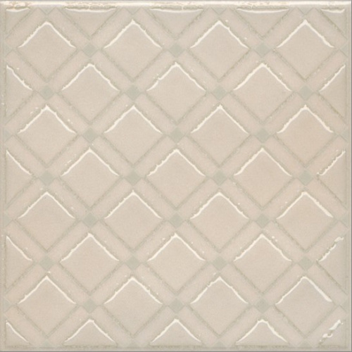 Керамический гранит KERAMA MARAZZI Декор Бахия 1 бежевый светлый глянцевый 9,8x9,8x0,7