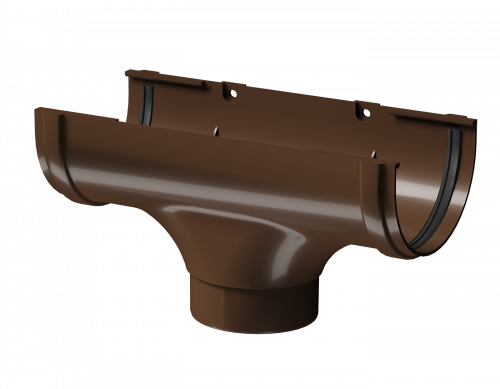 Воронка D120/85 мм Деке Премиум / Docke Premium, цвет каштан (Ral 8017)