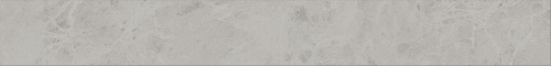 Керамический гранит KERAMA MARAZZI Плинтус Риальто серый светлый матовый обрезной 80x9,5x0,9