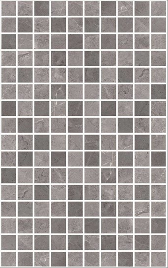 Керамическая плитка KERAMA MARAZZI Декор Гран Пале серый мозаичный глянцевый 25x40x0,8