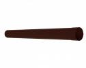Труба водосточная D100 Aquasystem Pural, 1 м, RAL 8017 коричневый