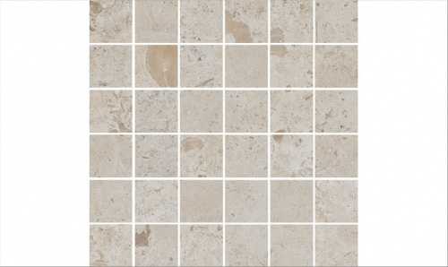 Керамический гранит KERAMA MARAZZI Декор Про Лаймстоун бежевый темный матовый мозаичный 30x30x0,9