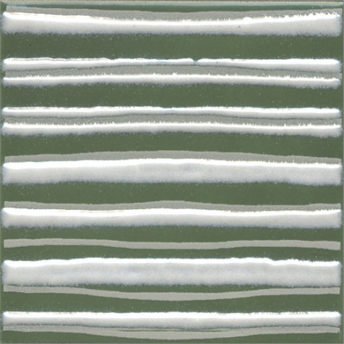 Керамический гранит KERAMA MARAZZI Декор Бахия 3 зелёный глянцевый 9,8x9,8x0,7