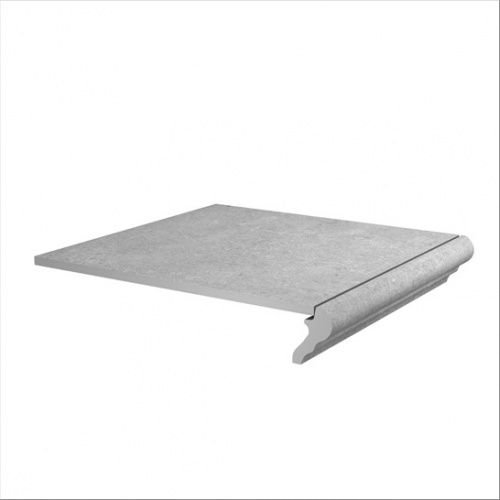 Керамический гранит KERAMA MARAZZI Ступень фронтальная Аллея серый светлый  30x30x0,8