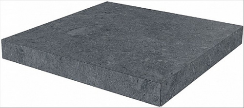 Керамический гранит KERAMA MARAZZI Ступень угловая клееная Роверелла серый темный  33x33x0,9