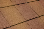 Композитная черепица Метротайл (Metrotile) серия I-Panel, цвет терракотово-желтый, 1340х430 мм