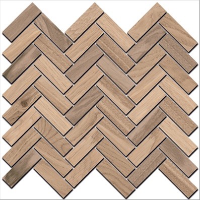 Керамический гранит KERAMA MARAZZI Декор Селект Вуд бежевый мозаичный  33x33x0,9
