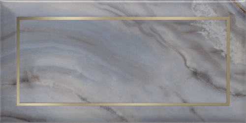 Керамическая плитка KERAMA MARAZZI Декор Сеттиньяно синий глянцевый 9,9x20x0,92