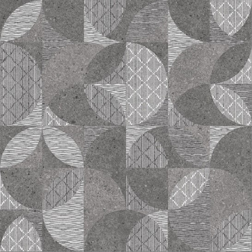 Керамический гранит KERAMA MARAZZI Фондамента тёмный декорированный обрезной 60x60x0,9