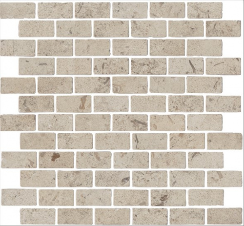 Керамический гранит KERAMA MARAZZI Декор Про Лаймстоун Антика 1 мозаичный бежевый матовый 32x30x0,9