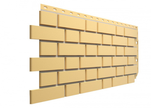 Фасадные панели Docke Premium Flemish, 1095x420 мм, желтый жженый