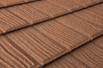 Композитная черепица Метротайл (Metrotile) серия I-Shake, цвет терракот, 1340х430 мм