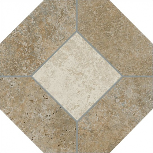 Керамический гранит KERAMA MARAZZI Брюссель бежевый темный матовый 24х24