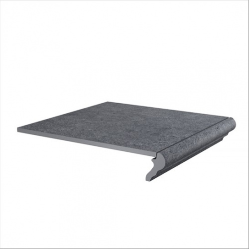 Керамический гранит KERAMA MARAZZI Ступень фронтальная Аллея серый темный  30x30x0,8