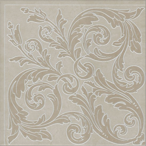 Керамический гранит KERAMA MARAZZI Декор Монсанту бежевый светлый 40,2x40,2x0,8