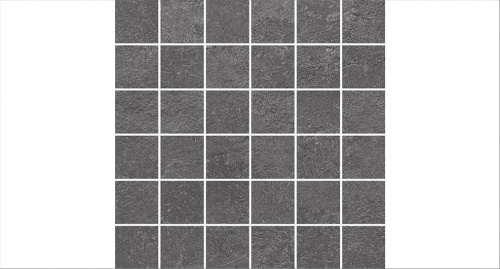 Керамический гранит KERAMA MARAZZI Декор Про Стоун антрацит мозаичный  30x30x0,9