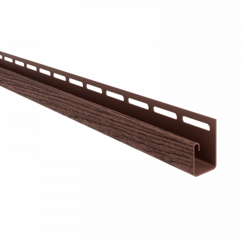 J профиль Технониколь Фактур, Орех