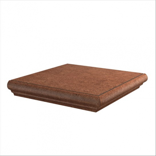 Керамический гранит KERAMA MARAZZI Ступень угловая Аллея кирпичный  30x30x0,8