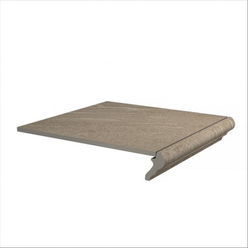 Керамический гранит KERAMA MARAZZI Ступень фронтальная Бореале бежевый  30x30x0,8